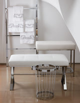 CHROME BENCHES & TOWELS STANDS