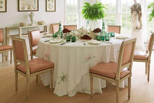 Our Creatures of the Sea Tablecloth was featured in The Wall Street Journal