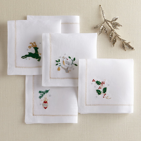 Toast the Holidays with Our Collection of Beautiful Napkins