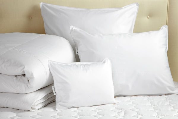 PILLOWS, COMFORTERS & MATTRESS PADS