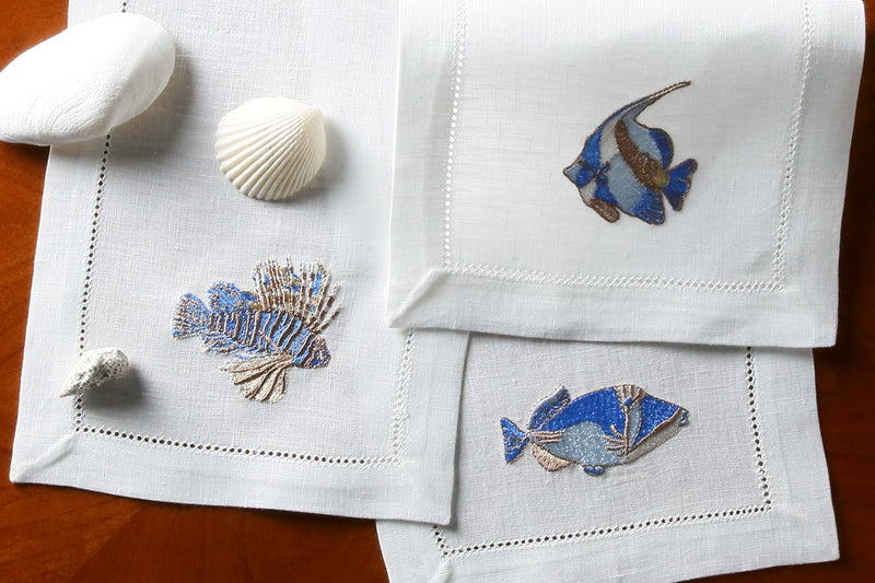 Fish Linen Napkins (set of 6)